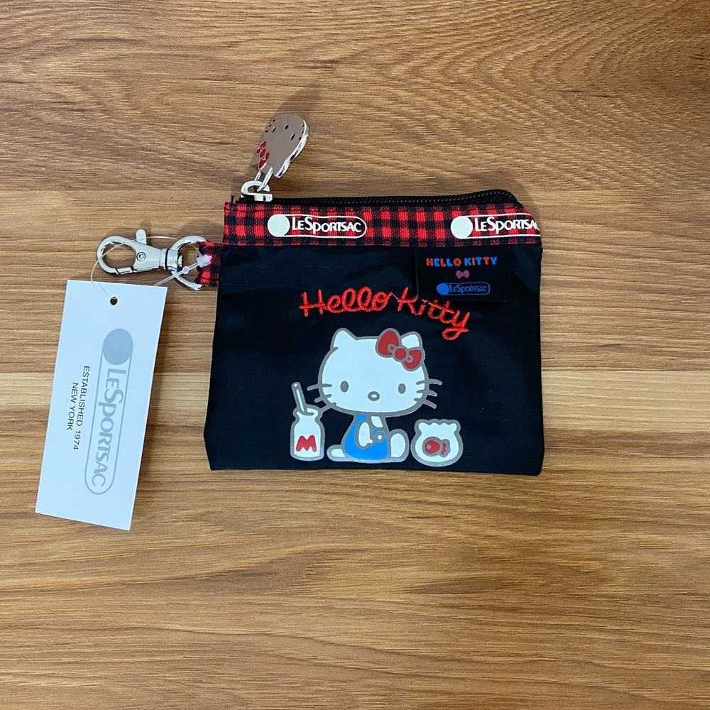 LeSportSac x Hello Kitty coin purse NWT.